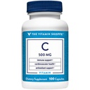 Vitamin Shoppe Vitamin C 500MG, Antioxidans, die Immun- und Herz-Kreislauf-Gesundheit unterstützt (100 Kapseln)