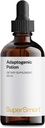 SUPERSMART - Adaptogenic Potion - 10 Kräuter & Pilze (Astragalus, Holy Basil & Reishi, Cordyceps & Shiitake) - Adrenal Support & Immunsystem Booster | Non-GMO & Gluten Free- 120 ml