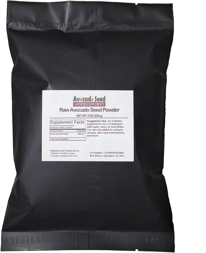 Raw Avocado Seed Granule 8 Unzen - Antioxidantien, Fiber, Cholesterin,Herzgesundheit,Skin Care-Made in USA-Original Hersteller