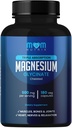Magnesium Glycinat - 500 mg Chelat Triple Absorption Magnesium - Herz, Knochen, Gelenke Unterstützung - Calm & Relax- 180 Kapseln