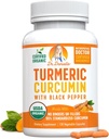 Bio Kurkuma Curcumin mit schwarzem Pfeffer Extrakt 2000mg - Hohe Absorption Ultra Potent Supplement - 95% Curcuminoide - Vegan, Non GMO für Gelenkunterstützung - 120 Kapseln