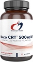 Designs für Gesundheit Niacin 500mg - Niacin CRT Vitamin B3 (Nicotinsäure), Kontrollierte langsame Freisetzung Tabletten zur Minimierung von Flush - Non-GMO, Glutenfreie Ergänzung (60 Tabletten)