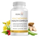 4-in-1 Frauenhormonal Balance Complex Supplement | Rosehip, Pueraria & Evening Primrose mit Soy Isoflavones | Menstrual Cycle, Menopause, Energie Level & Gesunde Hautunterstützung