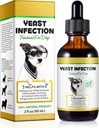 Natürliche Hefe Infektion Behandlung für Hunde, Hundehefe Infektion Behandlung, Hunde Allergy Relief, Itch und Immunität Relief, verbessert Mantel & Skin, Hunde Kräuterergänzung, 2 Unze