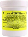 Konvalia Naturals B&W Salbe - Burn and Wound Salbe - Amish Made Burn Salve - 100% natürliche Burn Cream (Neues Label) - 4 oz