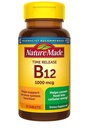 Nature faite vitamine B12 1000 mcg, complément alimentaire pour le métabolisme de l'énergie, libération de temps, 75 comprimés,.