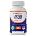 Vitamatic Lactase Enzym 9000 FCC 240 Tabletten - Lactose Intolerance Relief Caplets