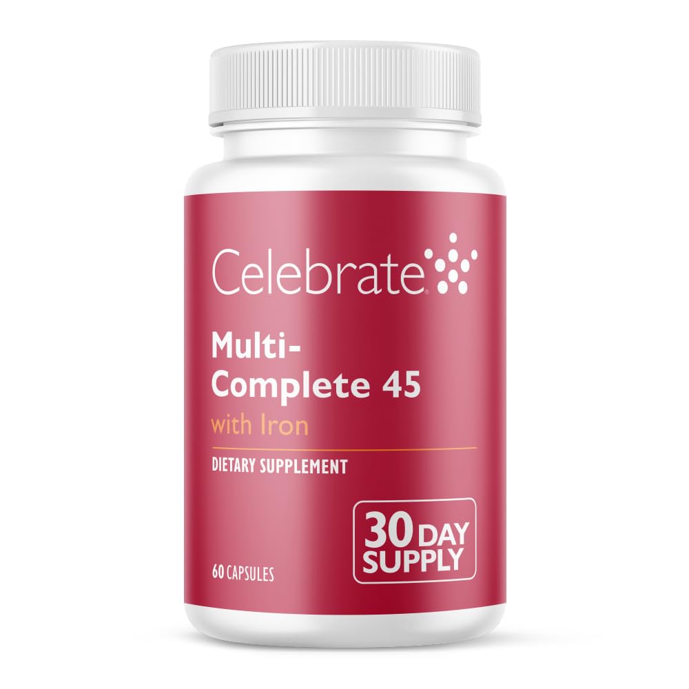 Celebrate Vitamine Multi-Complete | Bariatric Multivitamin mit 45 mg Eisen-Daily Essential Vitamins & Minerals für Sleeve Gastrectomy & Magen-Bypass