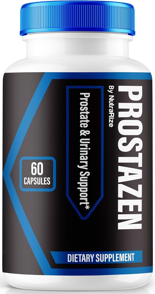 NutraRize Prostazen Kapseln, offizielle Prostazen Pillen Prostata Gesundheit, Prostazen Plus Premium Formel, Prostazen für gesunde Prostata, Prosta Zen Pastillas Review (60 Kapseln)