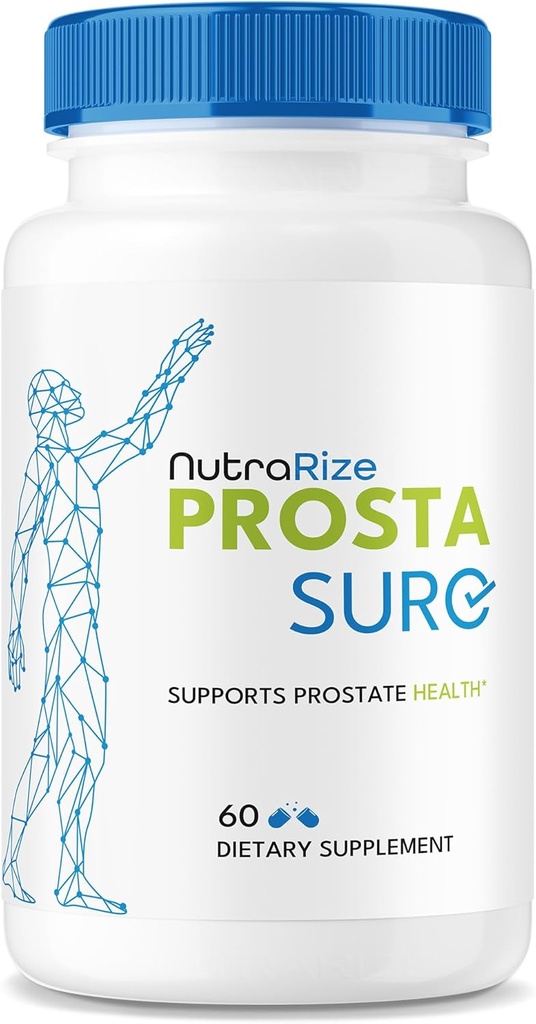 NutraRize Prostasure Capsules - Official Prosta Sure Pills for Prostate Heath, All Natural Support Formula for More Control & Overall Well-Being, Pastillas Review (60 Kapseln)