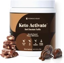 Dunkle Schokoladentrüffel Exogene Ketone trinken: Reines Keto Shake Powder with Chocolate Ketone | Jumpstart Ketosis & Boost Energy mit natürlichen Ketone ergänzt von Konscious Keto