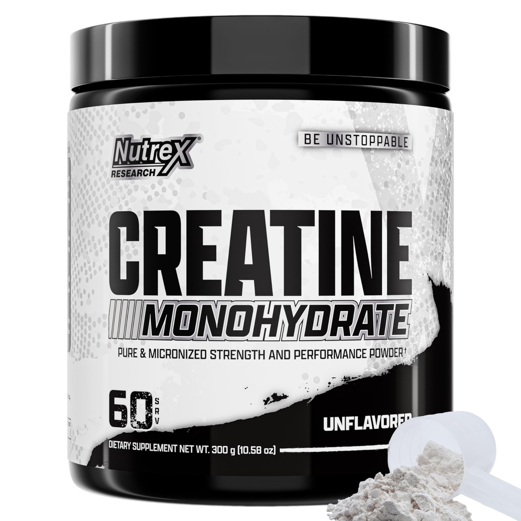 Recherche sur les nutriments Poudre monohydratée de créatine 60 portions