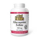 Facteurs naturels, Sulfate de glucosamine, soutient la mobilité articulaire saine, le cartilage et le tissu conjonctif, 360 capsules