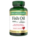 Nature’s Bounty Fish Oil, unterstützt Herzgesundheit, 1000mg, Rapid Release Softgels, 145 Ct