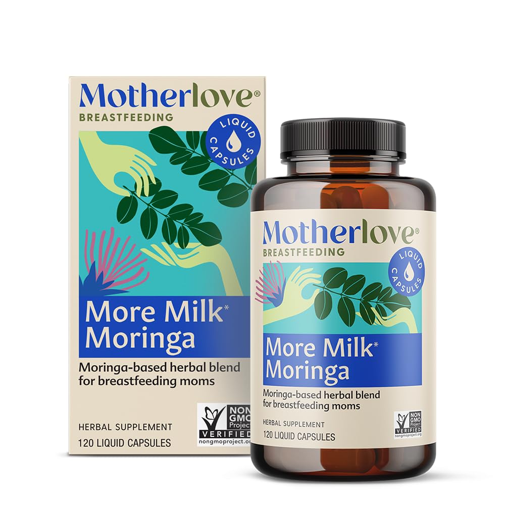 Mutterliebe Mehr Milch Moringa (120 Kapsel Wert Größe) Moringa-basierte Lactation Ergänzung zur Unterstützung Brust Milch Versorgung – Non-GMO, Bio Kräuter, Vegan, Kosher