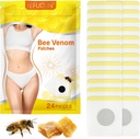 Bee Venom Patches,Bee Venom Lymphatic Drainage Patches,Bee Venom Lymphatic Drainage Patches für Damen und Herren 24pcs
