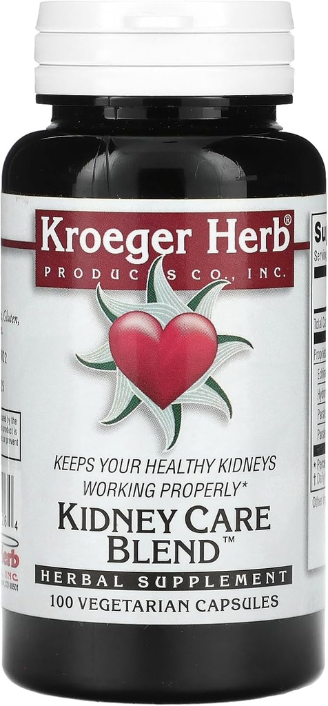 Kroeger Herb Rein Care Blend Capsules végétariennes, 100 Compte