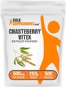 BulkSupplements.com Chasteberry Extrakt Pulver - Chasteberry aus Vitex Berry, Kräuterergänzung - Vegan & Gluten Free, 500mg pro Servierung, 250g (8.8 oz) (Pack von 1)