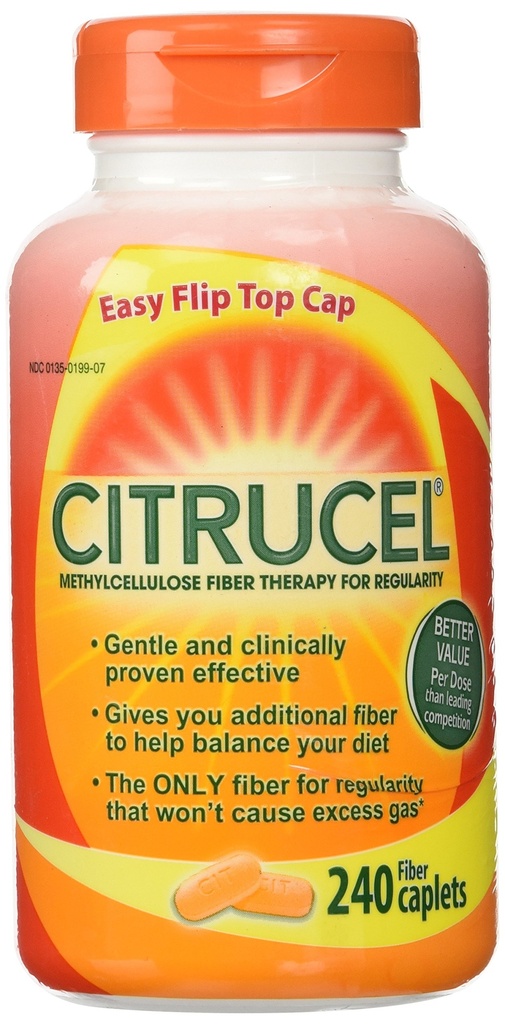 Citrucel Fiber Therapy für Regularity 500 mg - 240 Caplets