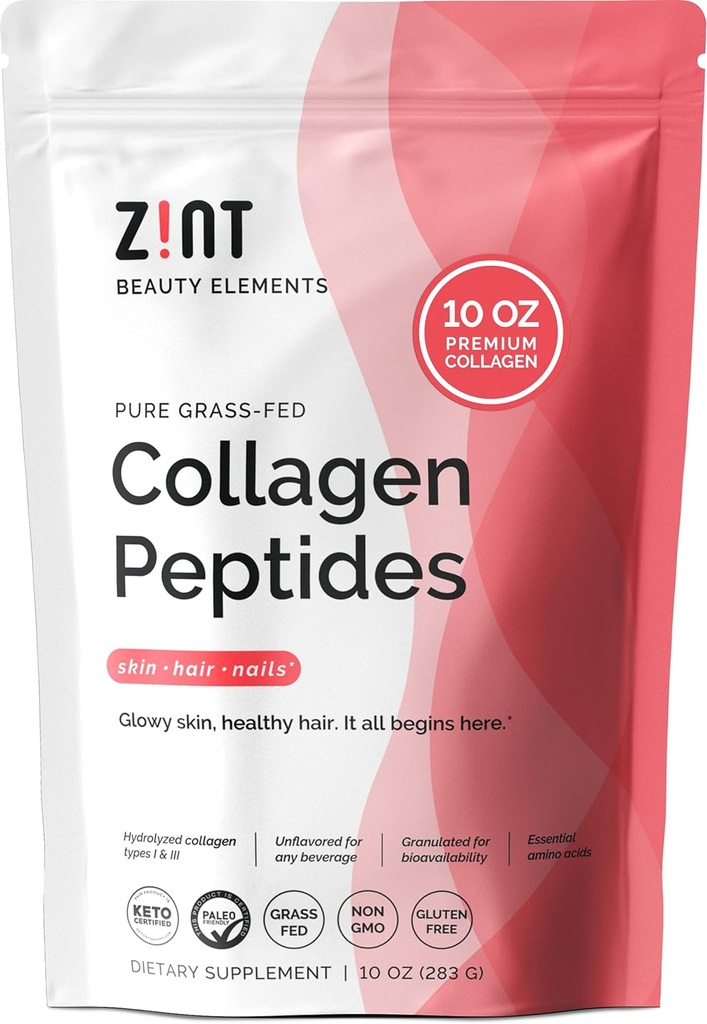 Z!NT Collagen Hydrolysat Tasche, 10 Oz