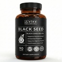 Schwarzes Saatgut Öl Kapseln - Nigella Sativa - Immununterstützungsergänzung Weiche Gele - Kaltgepresstes Antioxidans Vegetarische Schwarze Cumin Pillen - 500 Milligramme Made in USA