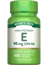 Nature's Truth Vitamin E Softgels | 200 IU | 100 Softgels | Non-GMO & Gluten Kostenlose Ergänzung