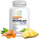 Bruizex Ultra Bromelain et Quercetin Bruising Relief Supplement, 120 Capsules de Bruized Skin, Trauma Recovery and Swelling Surgery Supplements Contient Bromelain, Quercetin, Turmeric et Boswellia