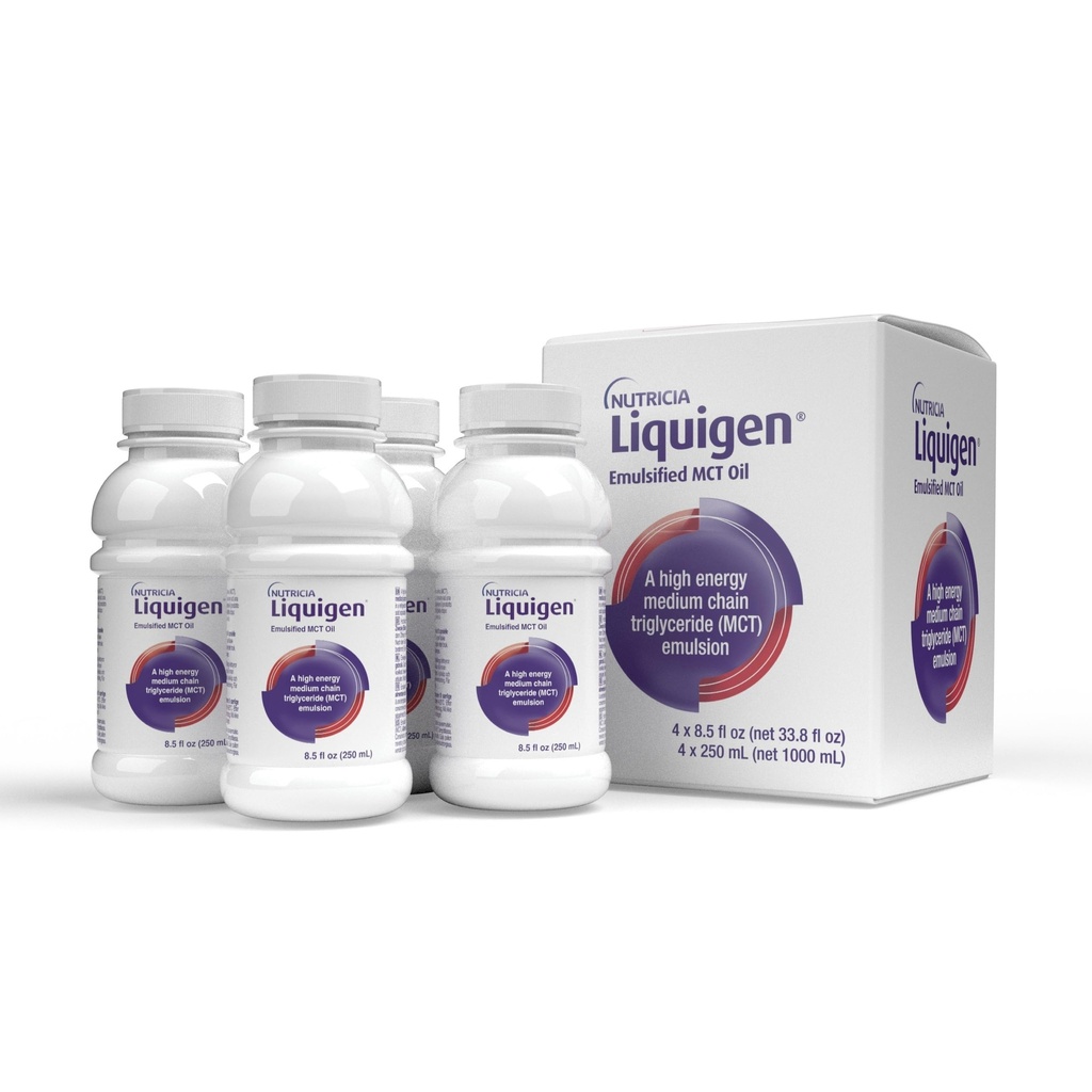 Liquigen - Huile MCT émulsifiée - Bouteille de 8,5 fl Oz (cas de 4)