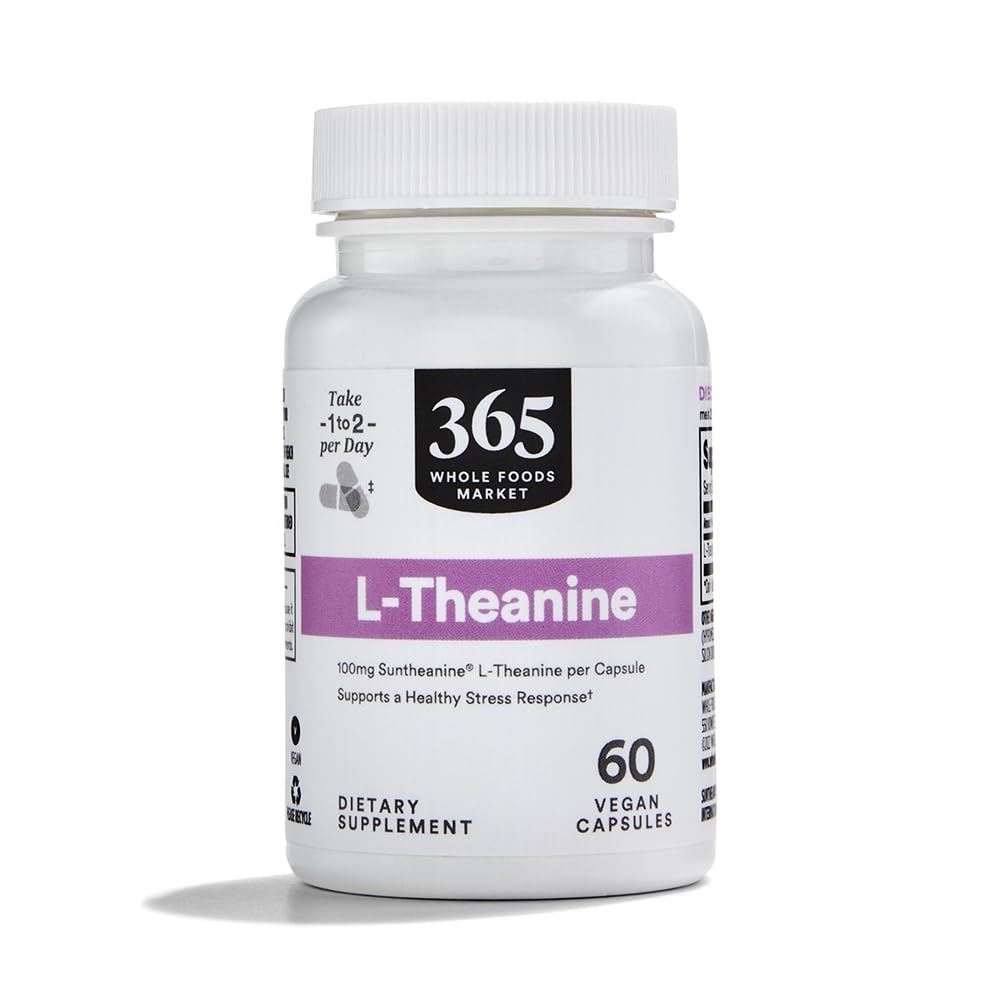 Marché des aliments entiers, L-Theanine 100 MCG 60 CT