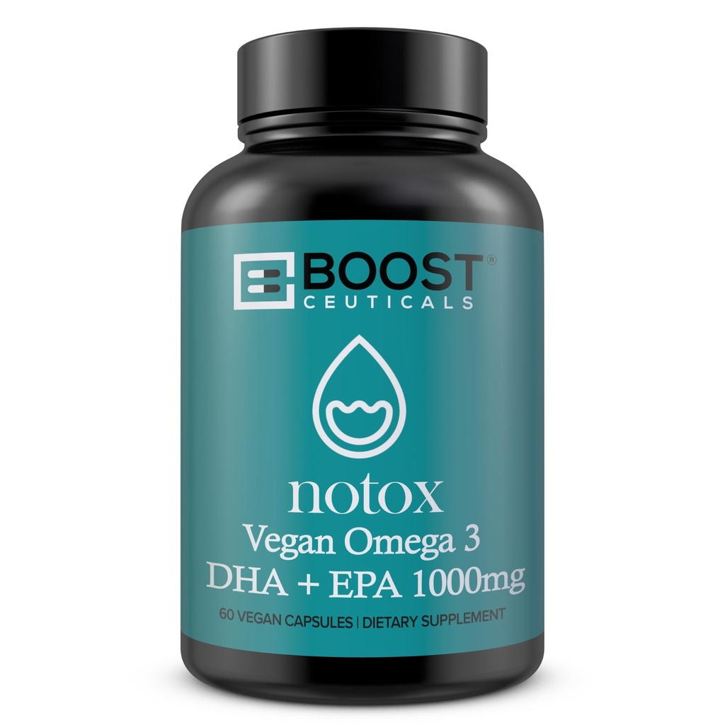Vegan Omega 3 Algae DHA 410mg | Kein Fisch Nachgeschmack | Herz Gehirn | Schizochytrium sp DHA EPA 60ct
