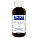Encapsulations pures liquide de fer Le supplément hypoallergénique soutient l'hémoglobine et la fonction myoglobine 4,1 fl. oz.