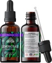 Lemongrass Tincture, Organic Lemongrass Extract (Cymbopogon Citratus) Kräuterergänzung, Non-GMO in kaltgepresstem Organische Gemüse Glycerin, 700 mg, 2 Unzen (60 ml)