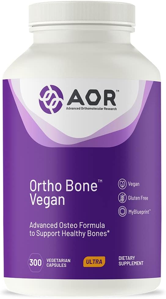 AOR, Ortho Bone Vegan, Osteo Formula, um gesunde Knochen zu unterstützen, 300 Kapseln (60 Servierungen)