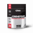 Poudre monohydratée micronisée de créatine - Augmenter la force musculaire et l'endurance - Dissolution rapide, sans saveur, supplément de fitness végétalien, Keto Friendly - 400 gr ou 133 portions