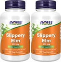 JETZT Slippery Elm 400mg 100 Kapseln (Pack von 2)