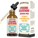 Liposomale Glutathione Liquid 2000MG – Antioxidante Detox-Ergänzung für Damen und Herren, Aging Defense, Liver Function & Energy, mit Hyaluronsäure + Aloe Vera + Vitamin C, Natural & Vegan, 2 FL.OZ