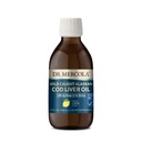Dr. Mercola Wild Caught Alaskan Cod Liver Oil, 6.8 Fl. Oz. (200 mL), 40 Servierungen, 1.000 mg Omega-3s pro Servierung, Nahrungsergänzung, Unterstützt Gehirn- und Kognitive Funktion, Non-GMO, MSC zertifiziert