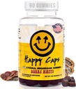 Lions Mane Mushroom Gummis für Entspannung & Wellness Organic Functional Mushroom Blend with Turkey Tail, Reishi, Chaga & Cordyceps - Immununterstützung - Vegan Supplement - 60 Berry Gummies
