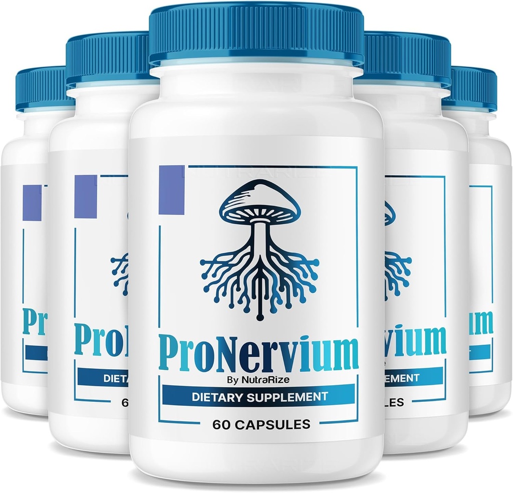 (5 Pack) ProNervium - ProNervium Advanced Nerve Health Supplement, ProNervium Nerve Support Diätpillen, All-Natural Formel für dynamischen Lebensstil, Pro Nervium Pastillas Bewertungen (300 Kapseln)