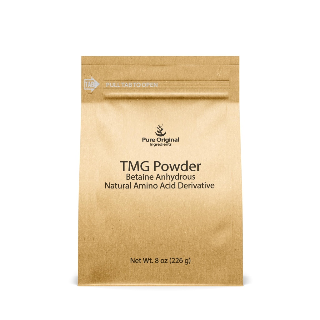 PURE ORIGINAL INGREDIENTS Trimethylglycin, TMG Pulver, Vegan, Glutenfrei (8 Unze)
