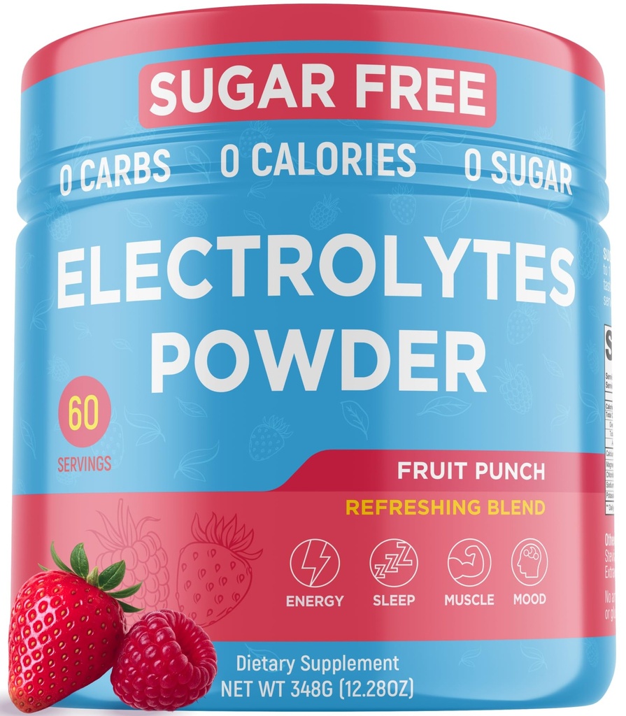 Keto Vitals Keto Elektrolyte Pulver | Keto-Friendly Elektrolyte mit Kalium, Magnesium, Natrium, Calcium | Elektrolyte Sugar Free | Supplement Energy Drink Mix | Zero Calories, Zero Carbs