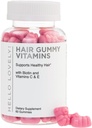 Haar Vitamine Gummi - Biotin 5000 mcg mit Vitamin E, C & Zink, Haarwachstum Vitamine für Frauen und Männer - Stärker, schönes Haar, Haut und Nägel Supplement, Non-GMO & Gluten-Free - 60 Gummy Bears
