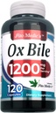 Lab - Bile Salts, Ox Bile, 1200 mg pro Servierung, 120 Caps- Verdauungsenzyme Supplement, ox Bile Supplement.