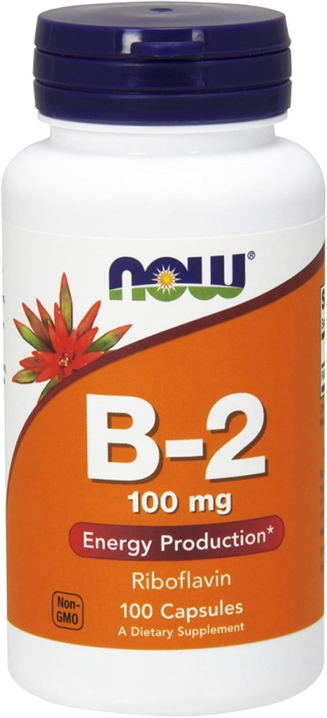 JETZT Vitamin B-2 (riboflavin) 100mg, 100 Kapseln (Pack von 3)
