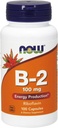 NOW Vitamin B-2 (riboflavin) 100mg, 100 Capsules (Pack of 3)