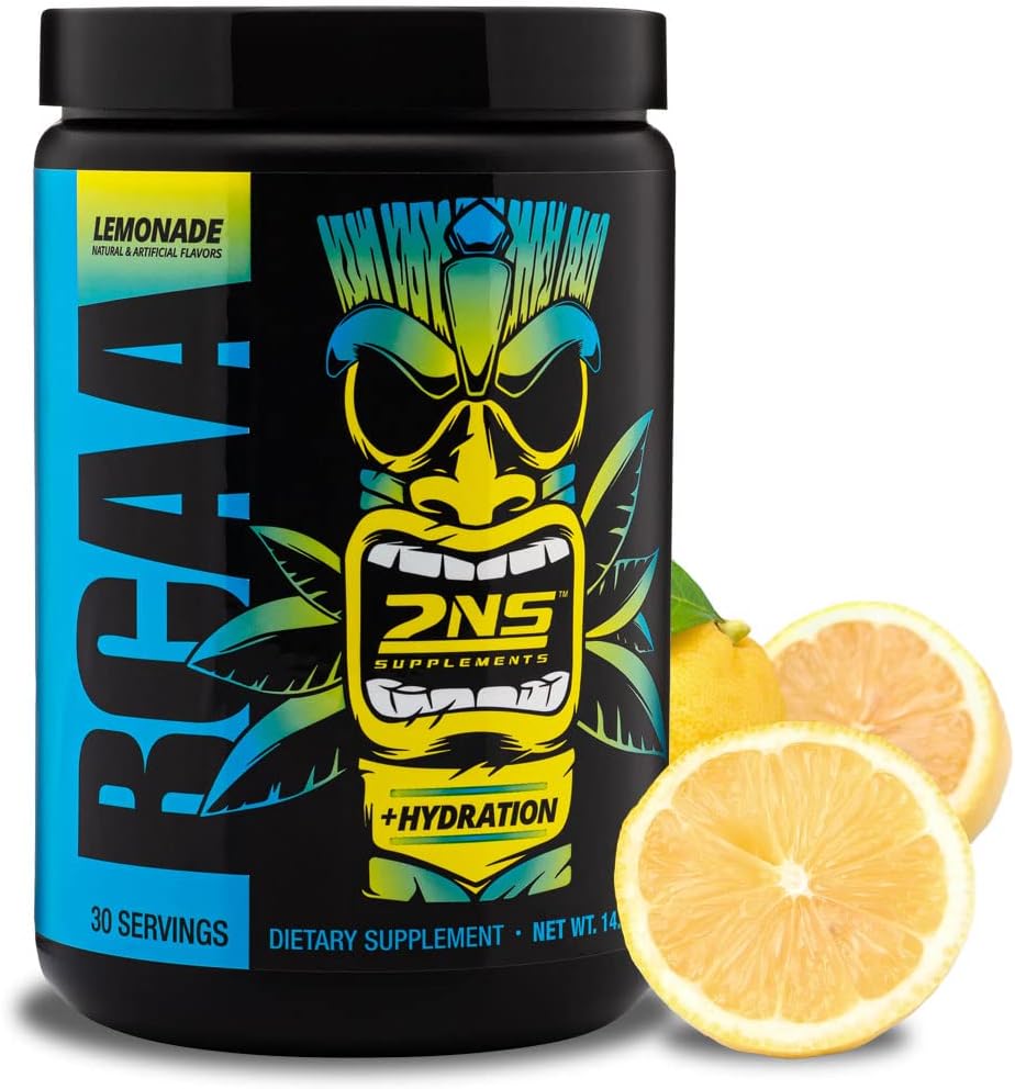 2. Natur-Ergänzungen – BCAA Lemonade, 30 Servierungen, 14.4 Oz – 9 G verzweigte Kette Aminosäuren – Unterstützt Muskelwachstum, Erholung & Ausdauer – Wiederholung Elektrolyte – Keine Zucker oder Farben hinzugefügt