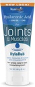 HylaRub HA Crème articulaire et musculaire – Rubule musculaire d'acide hyaluronique avec huile et OCM d'Emu – Non gras, apaisant, hydratant et maintenant les épaules, les genoux, le dos, le HIPS et plus 6 oz par Hyalogic