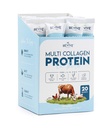 Multi Collagen Protein Powder Packets - Typen I, II, III, V & X - Hydrolysed Grass Fed Bovine, Wild Caught Fish, & Free-Range Chicken & Eggshell Collagen. Nicht-GMO, Halal, (10g, 20 Pakete)
