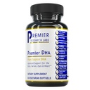 Premier Research Labs Premier DHA - Vegan DHA avec Omega 3 Acides gras, DHA à base d'algues pour les femmes et les hommes, supplément DHA naturel adapté aux légumes- 60 capsules de softgel végétariennes