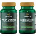 Swanson Vision Defense Antioxydant Vision Supplément Santé Lutéine Zeaxanthin Astaxanthin Brocoli Extrait Bilberry Extract 60 Softgels Sgels (2 Pack)